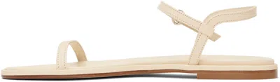 Aeyde Off-white Nettie Leather Sandals