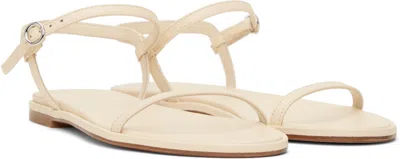 Aeyde Off-white Nettie Leather Sandals
