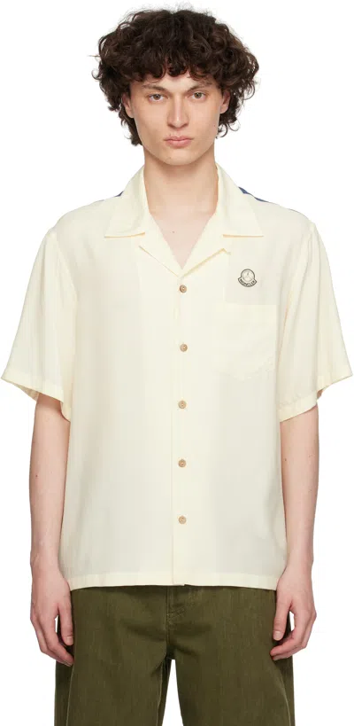 Moncler Genius Moncler X Mercedes-benz By Nigo Print Bowling Shirt In Neutral
