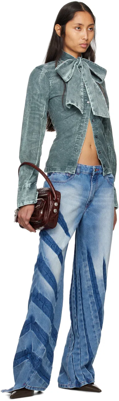 Masha Popova Blue Rays Boyfriend Jeans