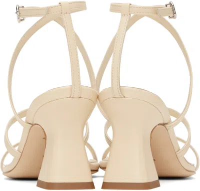 Aeyde Off-white Edda Leather Heeled Sandals