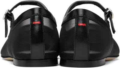 Aeyde Uma Mesh Leather Mary Jane Flats