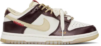 Nike Dunk Low Lx "year Of The Snake" Sneakers In White