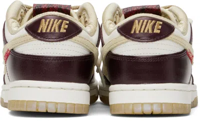 Nike Dunk Low Lx "year Of The Snake" Sneakers In White