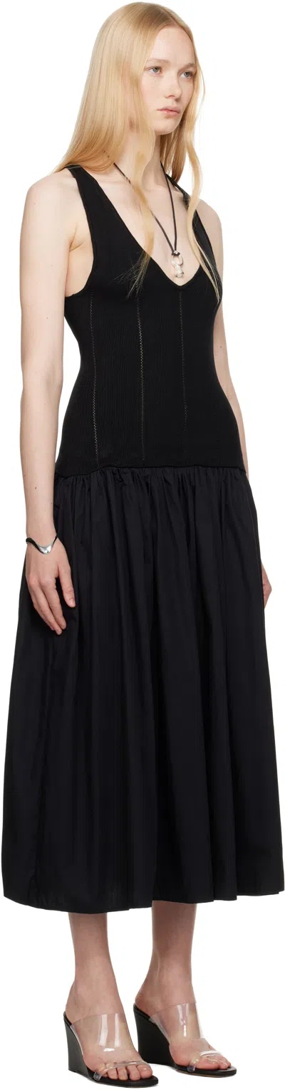 Belle Black Siena Midi Dress