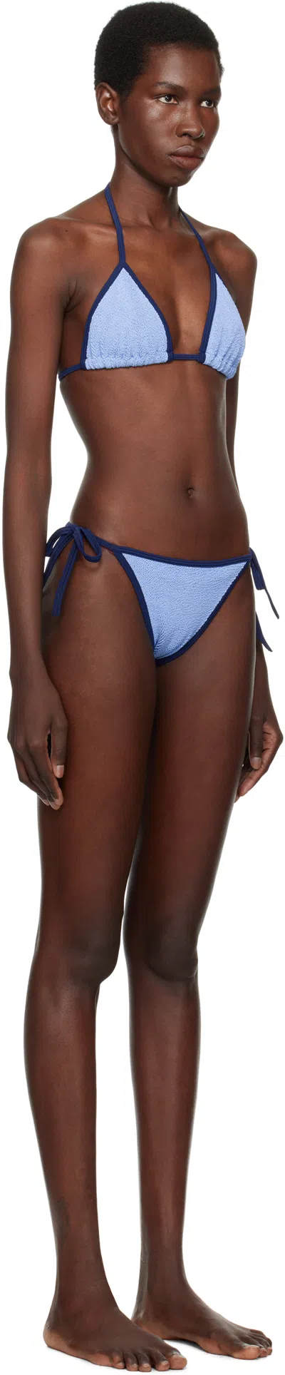 Hunza G Gina Bikini With Sporty Contrast Trim