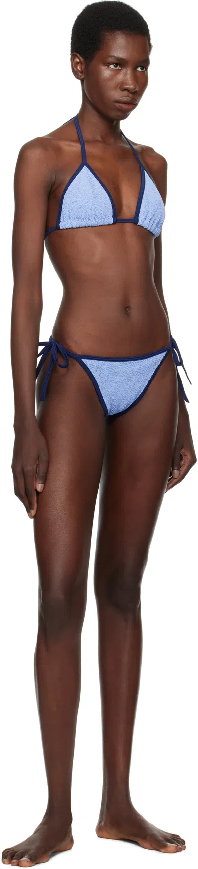 Hunza G Gina Bikini With Sporty Contrast Trim