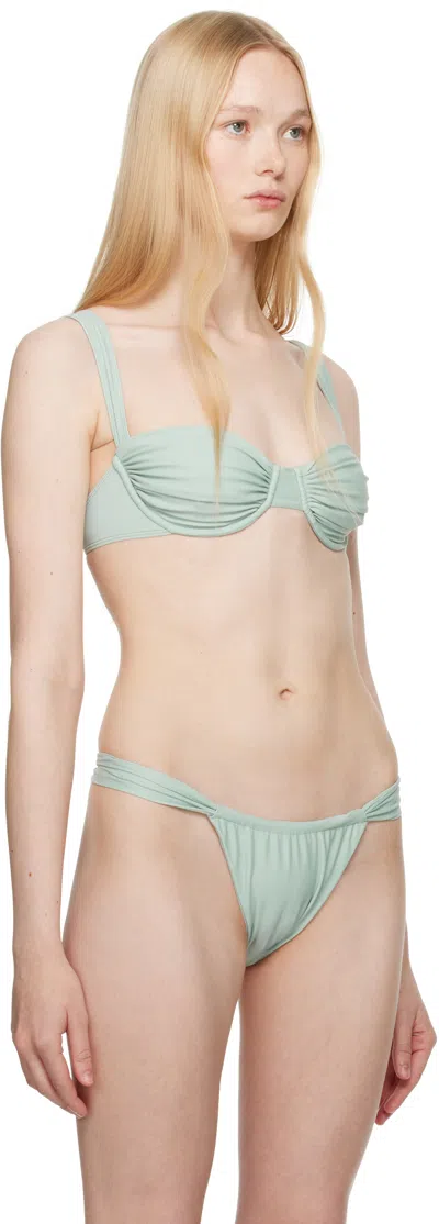 Belle Green Oracle Bikini Top