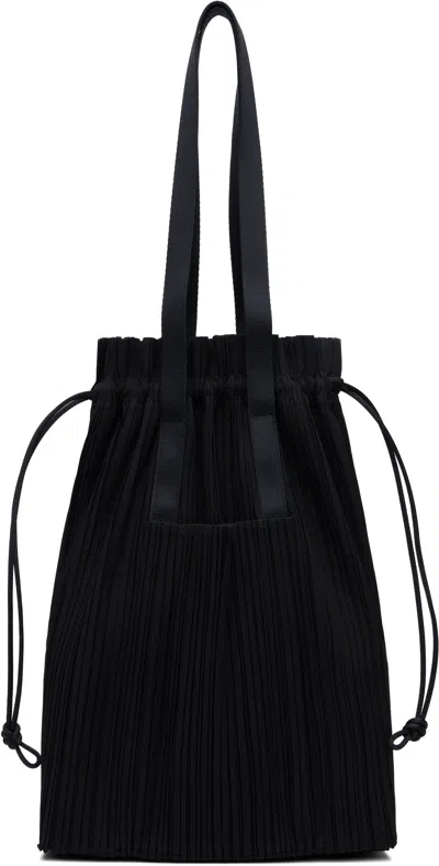 Issey Miyake Black Pleats Tote