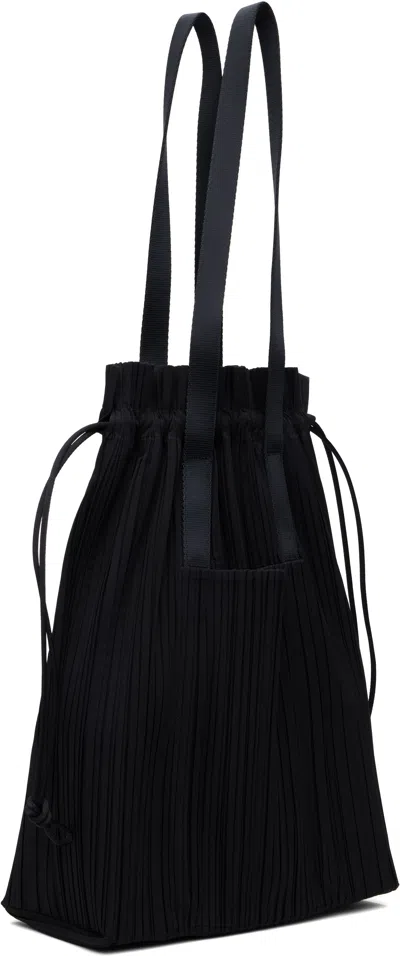 Issey Miyake Black Pleats Tote