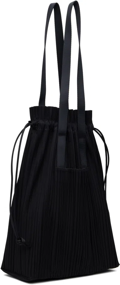 Issey Miyake Black Pleats Tote