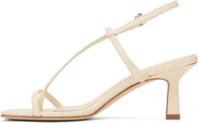 Aeyde Off-white Elise Leather Toe-post Heeled Sandals