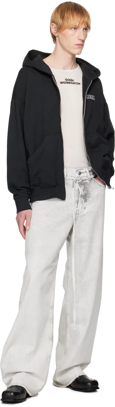 032c Gray Down To Earth Wide Leg Jeans
