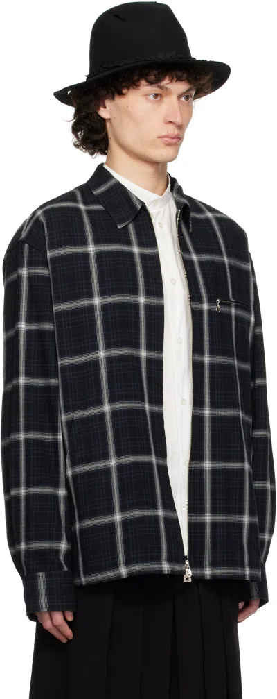 Takahiromiyashita The Soloist Black Full Zip Work Jacket