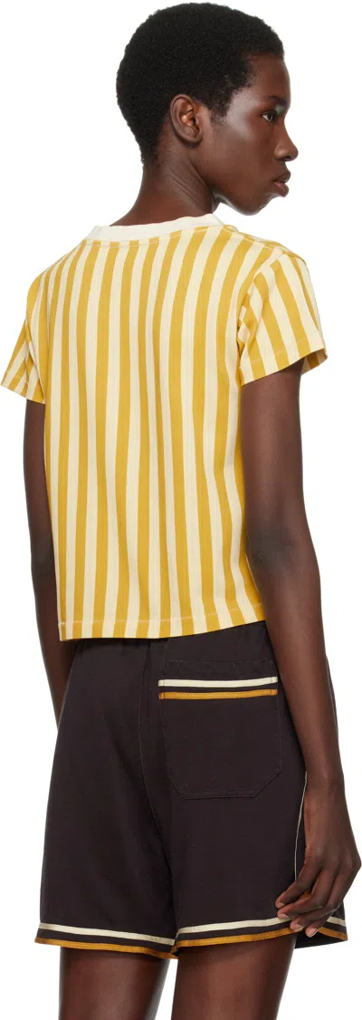 Bode Medalist Embroidered Stripe T-shirt