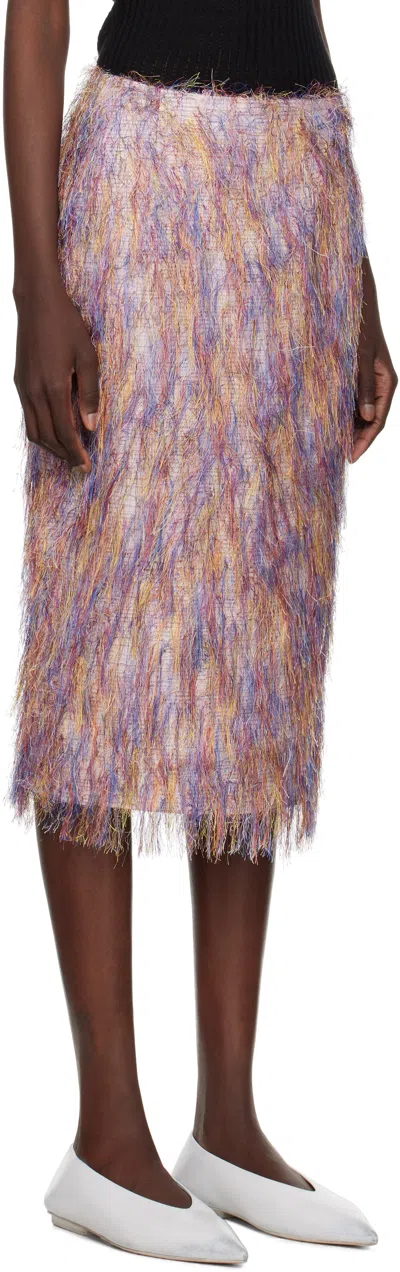 Shop Gabriela Hearst Multicolor Manuela Midi Skirt