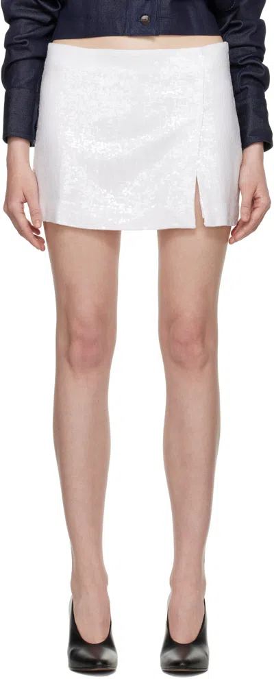 16arlington White Minerva Miniskirt