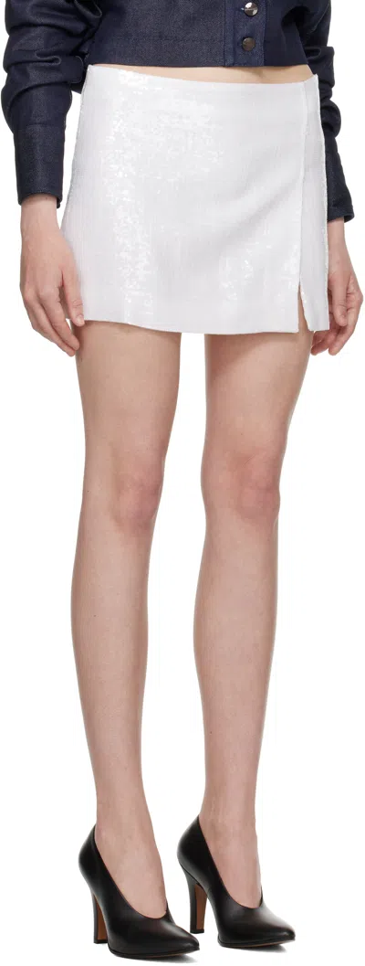 16arlington White Minerva Miniskirt