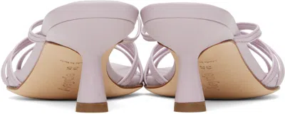 Aeyde Purple Abby Leather Mules