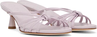 Aeyde Purple Abby Leather Mules