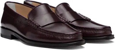 Gabriela Hearst Burgundy Seren Loafers