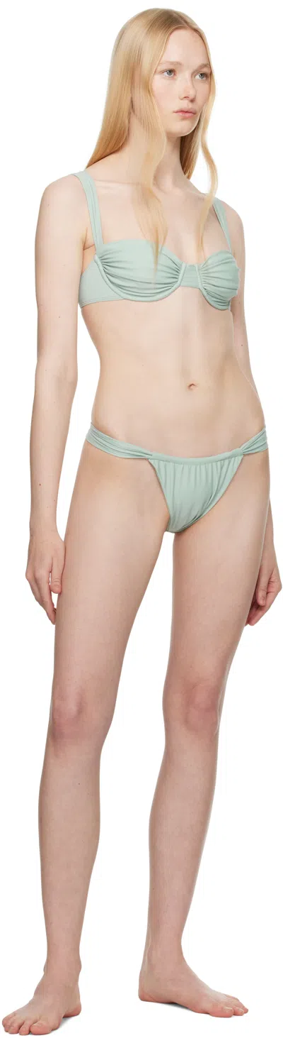 Belle Green Bare Bikini Bottom
