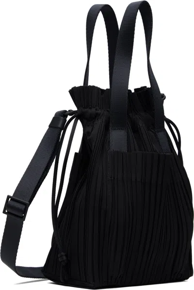 Issey Miyake Black Pleats Tote