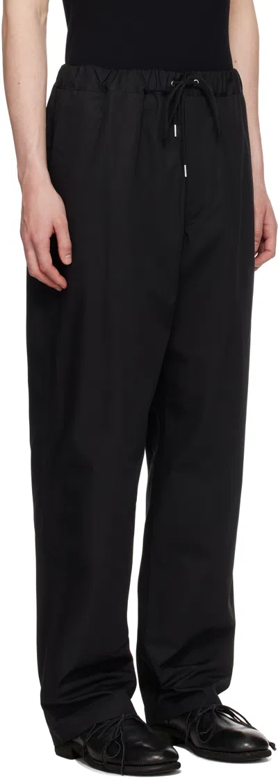Takahiromiyashita The Soloist Black Easy Trousers