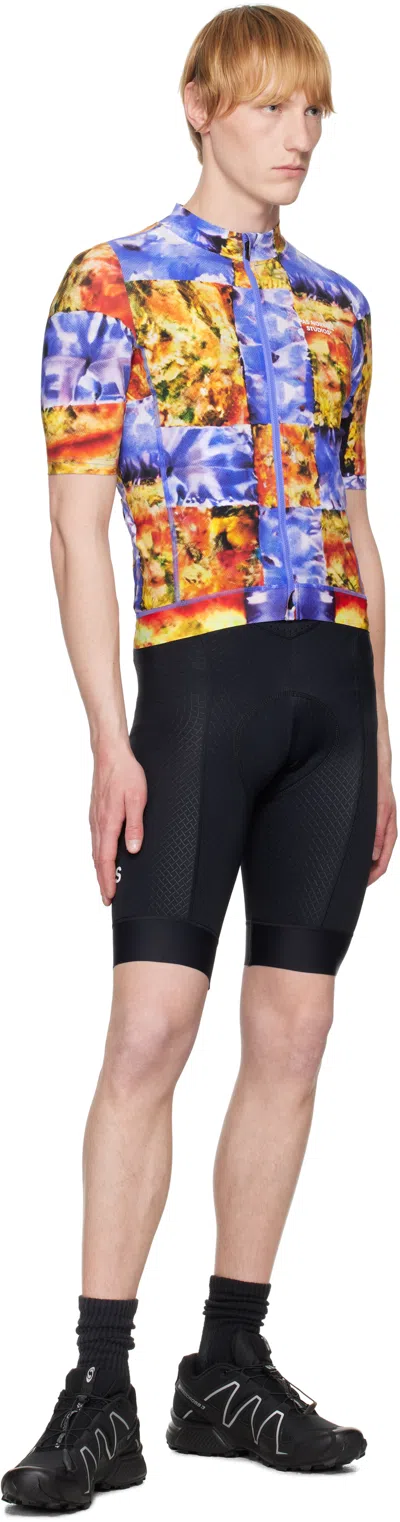 Pas Normal Studios Black & White 'mechanism' Bib Shorts