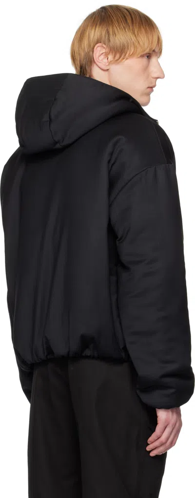Heliot Emil Black Haptic Tailored Jacket