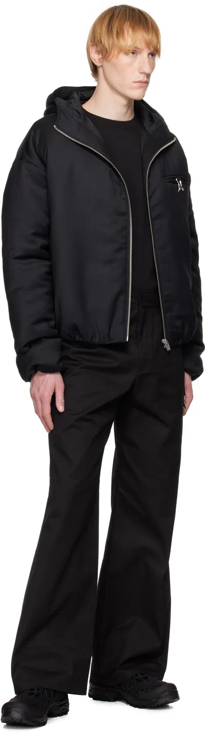 Heliot Emil Black Haptic Tailored Jacket