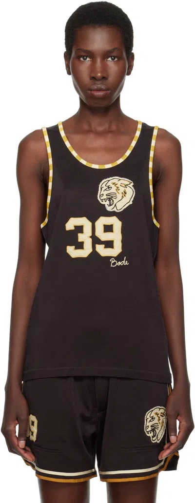 BODE BROWN BOBCAT SINGLET TANK TOP 