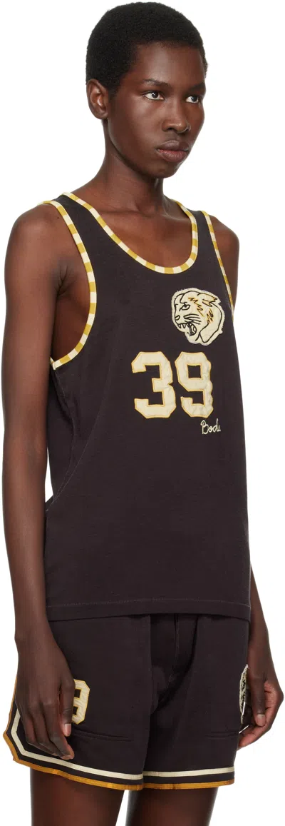 Bode Brown Bobcat Singlet Tank Top