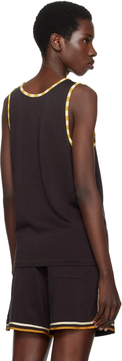 BODE BROWN BOBCAT SINGLET TANK TOP 