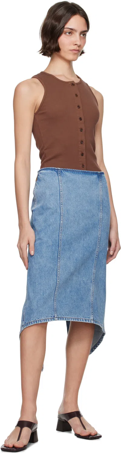 Jw Anderson Button Front Stretch Cotton Tank