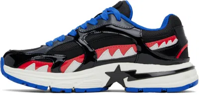 Bape Black & Blue '' Shark Sta #3 Sneakers