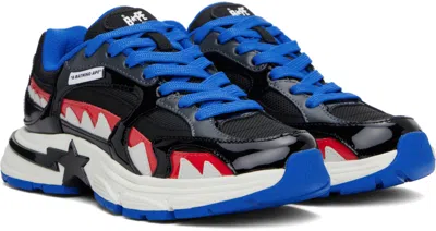 Bape Black & Blue '' Shark Sta #3 Sneakers