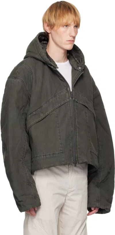 Heliot Emil Gray Parametrical Worker Jacket
