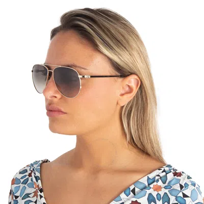 Ferragamo Grey Gradient Pilot Sunglasses Sf157s 717 60