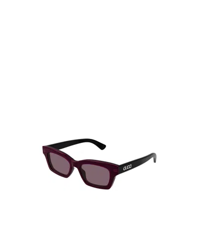 Gucci Geometric Frame Sunglasses