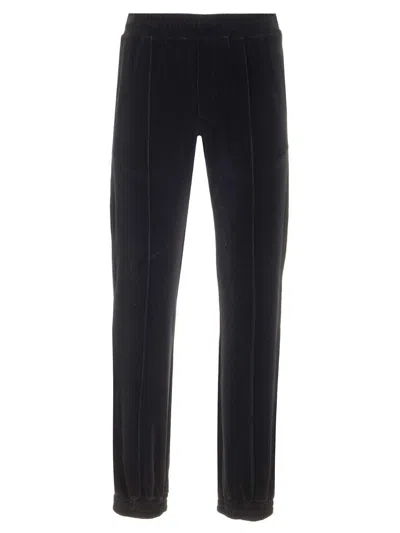 Valentino Black Chenille Jogger Trousers Black