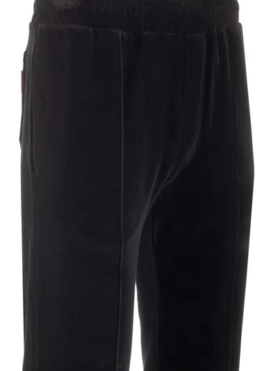 Valentino Black Chenille Jogger Trousers Black
