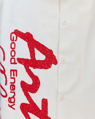 Arte Antwerp Camicia Red Print Beige