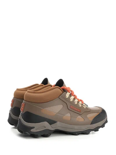 Givenchy Bogs Lace Up Boots In Rubber And Neoprene