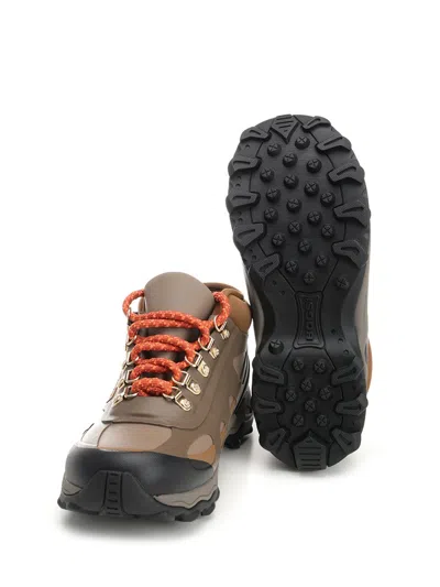 Givenchy Bogs Lace Up Boots In Rubber And Neoprene