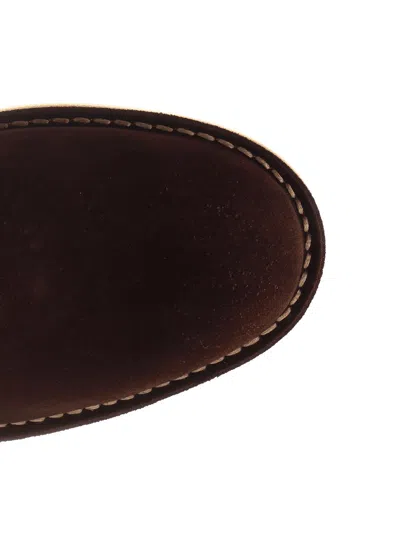 Dolce & Gabbana Brown Suede Ankle Boots