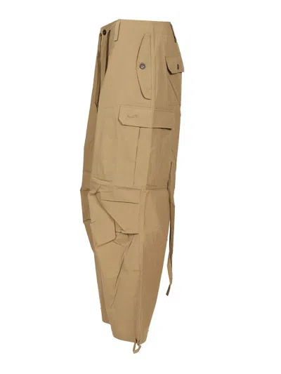 P.a.r.o.s.h Cargo Trousers Beige