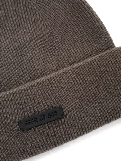 Fear Of God Cashmere Beanie Hats Grey