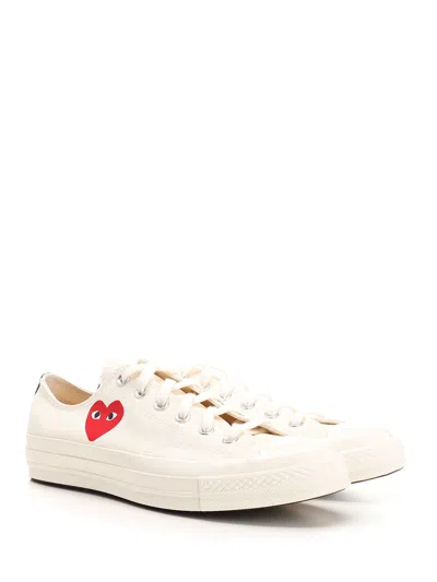 Comme Des Garçons Play X Converse Canvas Low-top Sneakers