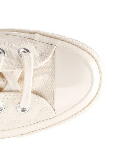 Comme Des Garçons Play X Converse Canvas Low-top Sneakers
